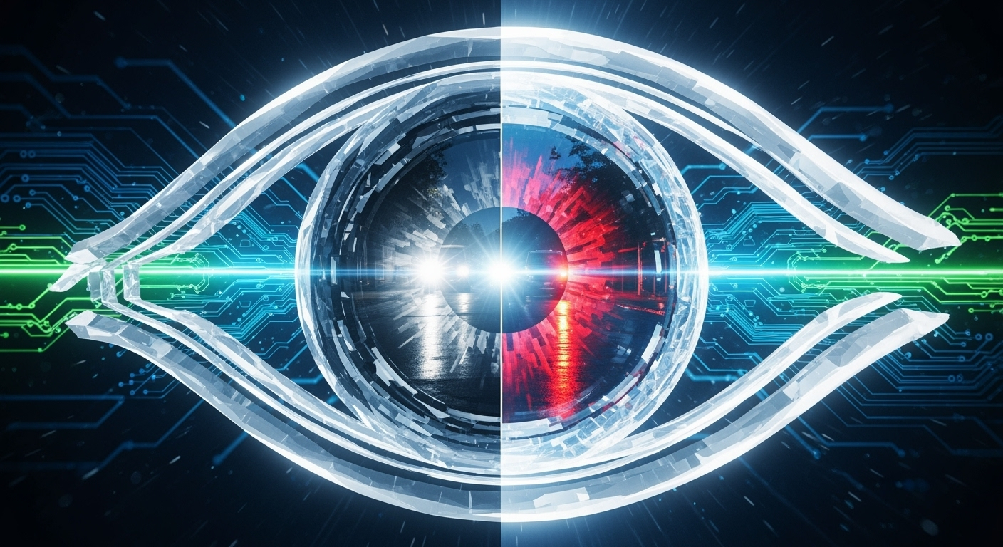 CuInP₂S₆ ionic-electronic photodetector array enhancing vision and color contrast through in-sensor image processing.